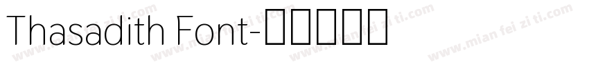 Thasadith Font字体转换